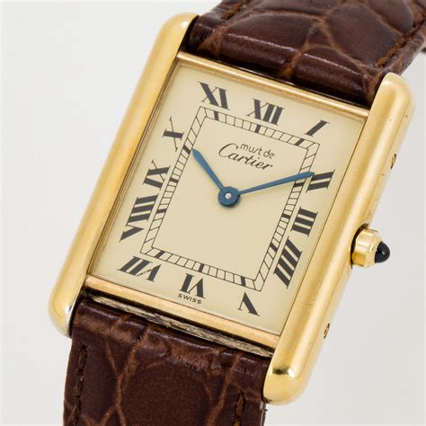 must de cartier bronze tank